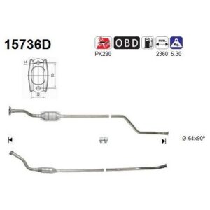 AS 15736D - Catalyseur