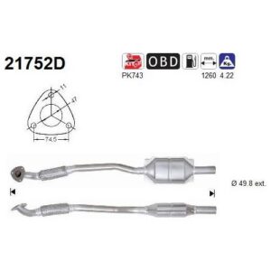 AS 21752D - Catalyseur