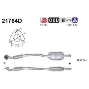 AS 21764D - Catalyseur