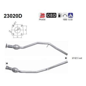 AS 23020D - Catalyseur