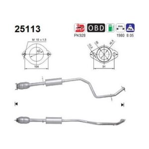 AS 25113 - Catalyseur