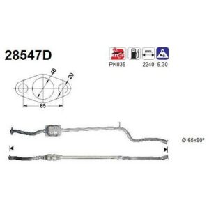 AS 28547D - Catalyseur