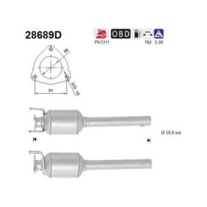 AS 28689D - Catalyseur