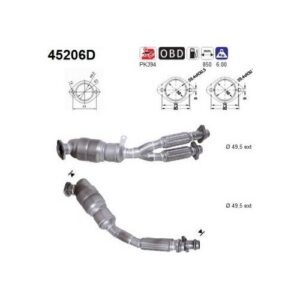 AS 45206D - Catalyseur