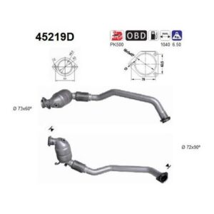 AS 45219D - Catalyseur