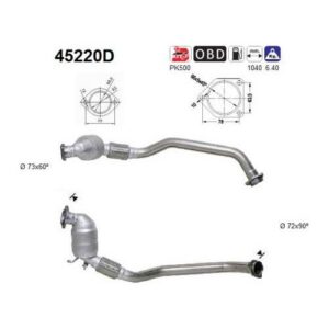 AS 45220D - Catalyseur