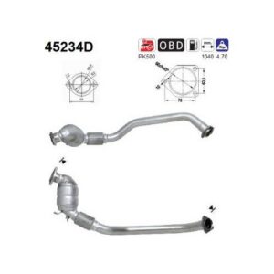AS 45234D - Catalyseur