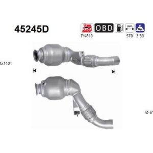 AS 45245D - Catalyseur