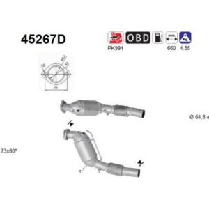 AS 45267D - Catalyseur