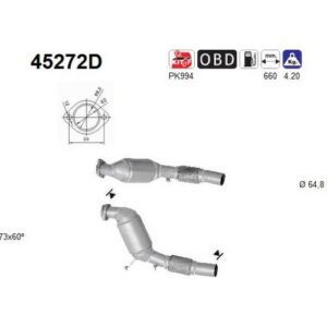 AS 45272D - Catalyseur