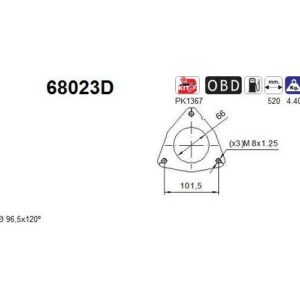AS 68023D - Catalyseur
