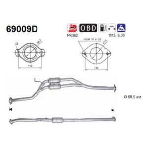 AS 69009D - Catalyseur