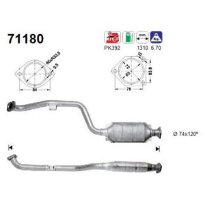 AS 71180 - Catalyseur