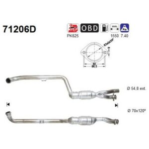 AS 71206D - Catalyseur