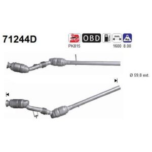 AS 71244D - Catalyseur