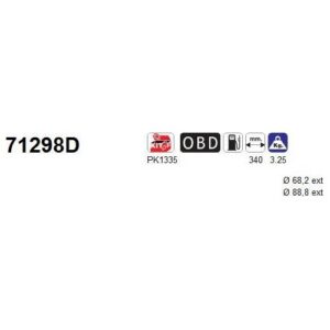 AS 71298D - Catalyseur