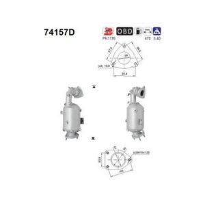 AS 74157D - Catalyseur