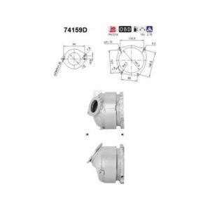 AS 74159D - Catalyseur