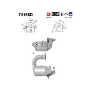 AS 74166D - Catalyseur
