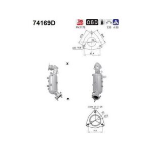 AS 74169D - Catalyseur