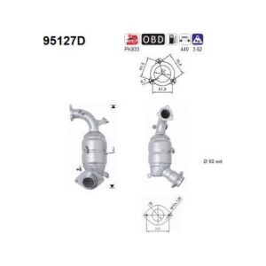 AS 95127D - Catalyseur