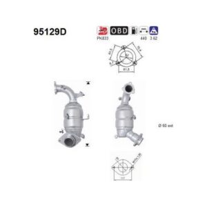 AS 95129D - Catalyseur