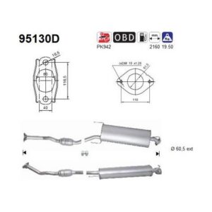 AS 95130D - Catalyseur