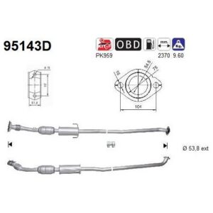 AS 95143D - Catalyseur