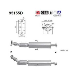 AS 95155D - Catalyseur