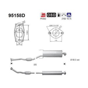 AS 95158D - Catalyseur