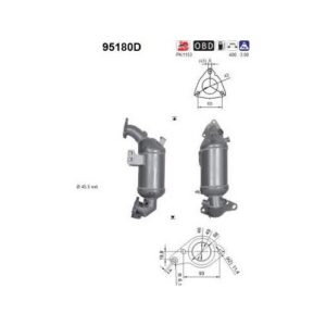 AS 95180D - Catalyseur
