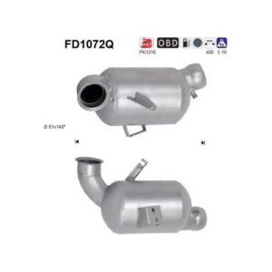 AS FD1072Q - Filtre à particules / à suie, échappement