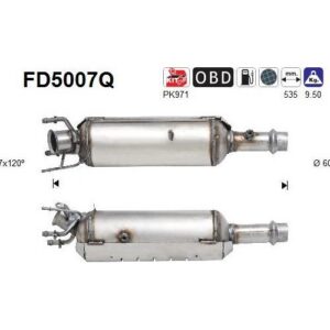 AS FD5007Q - Filtre à particules / à suie, échappement