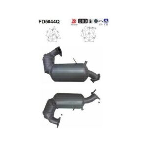 AS FD5044Q - Filtre à particules / à suie, échappement