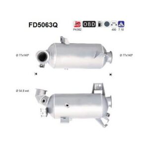 AS FD5063Q - Filtre à particules / à suie, échappement