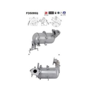 AS FD5095Q - Filtre à particules / à suie, échappement