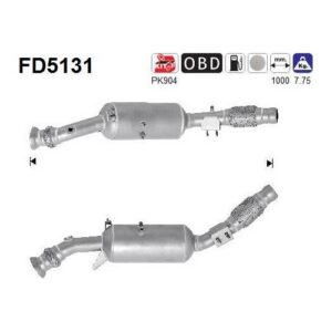 AS FD5131 - Filtre à particules / à suie, échappement