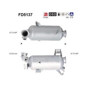AS FD5137 - Filtre à particules / à suie, échappement