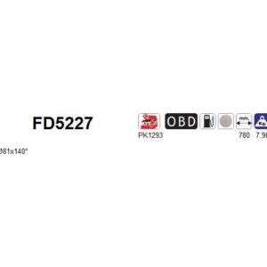 AS FD5227 - Filtre à particules / à suie, échappement