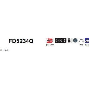 AS FD5234Q - Filtre à particules / à suie, échappement
