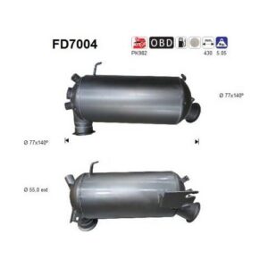 AS FD7004 - Filtre à particules / à suie, échappement