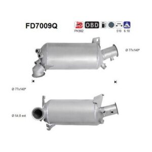 AS FD7009Q - Filtre à particules / à suie, échappement