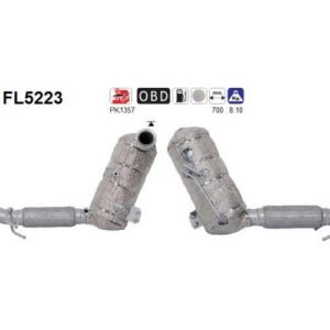 AS FL5223 - Filtre à particules / à suie, échappement