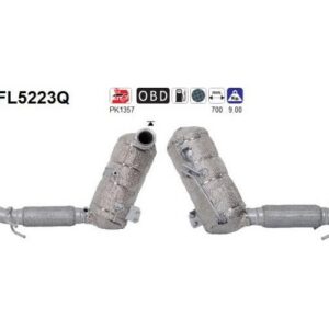 AS FL5223Q - Filtre à particules / à suie, échappement