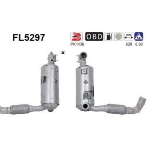 AS FL5297 - Filtre à particules / à suie, échappement