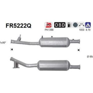 AS FR5222Q - Filtre à particules / à suie, échappement