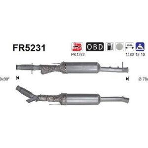 AS FR5231 - Filtre à particules / à suie, échappement